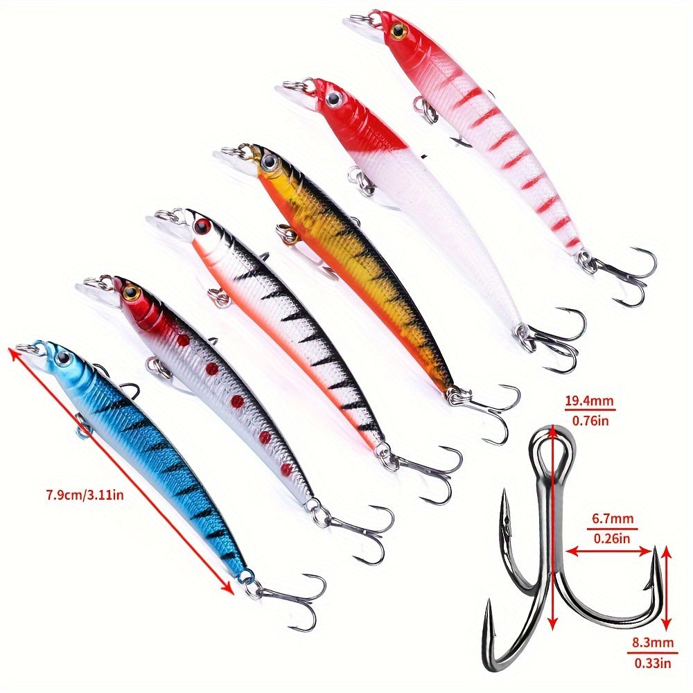56pc Fishing Lures Set for Freshwater and Saltwater Anglers