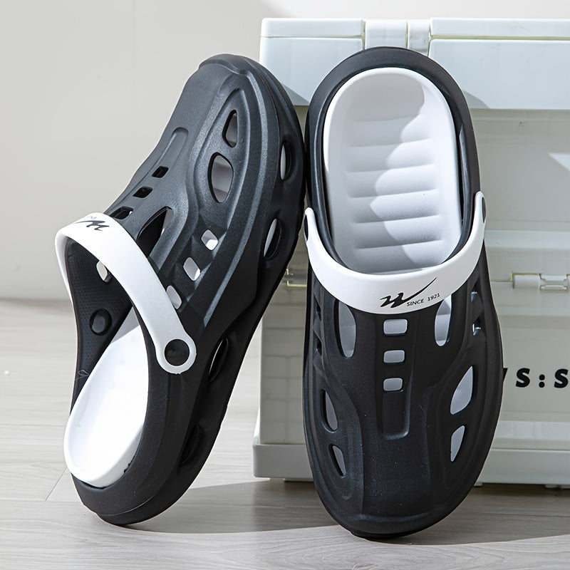 Fashion Forward Hollow Out Slippers for Trendsetting Men