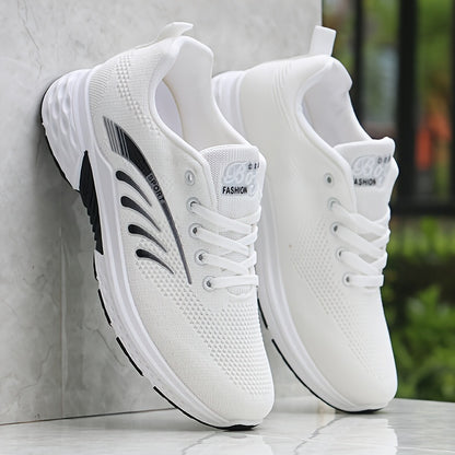 Breathable Low Top Striped Sneakers for Active Lifestyles