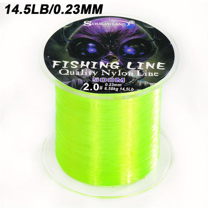 Ultra-Durable Nylon Fishing Line, Abrasion-Proof 547yds