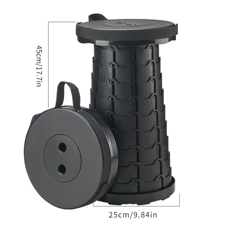 Ultralight Adjustable Folding Stool for Camping and Outdoors