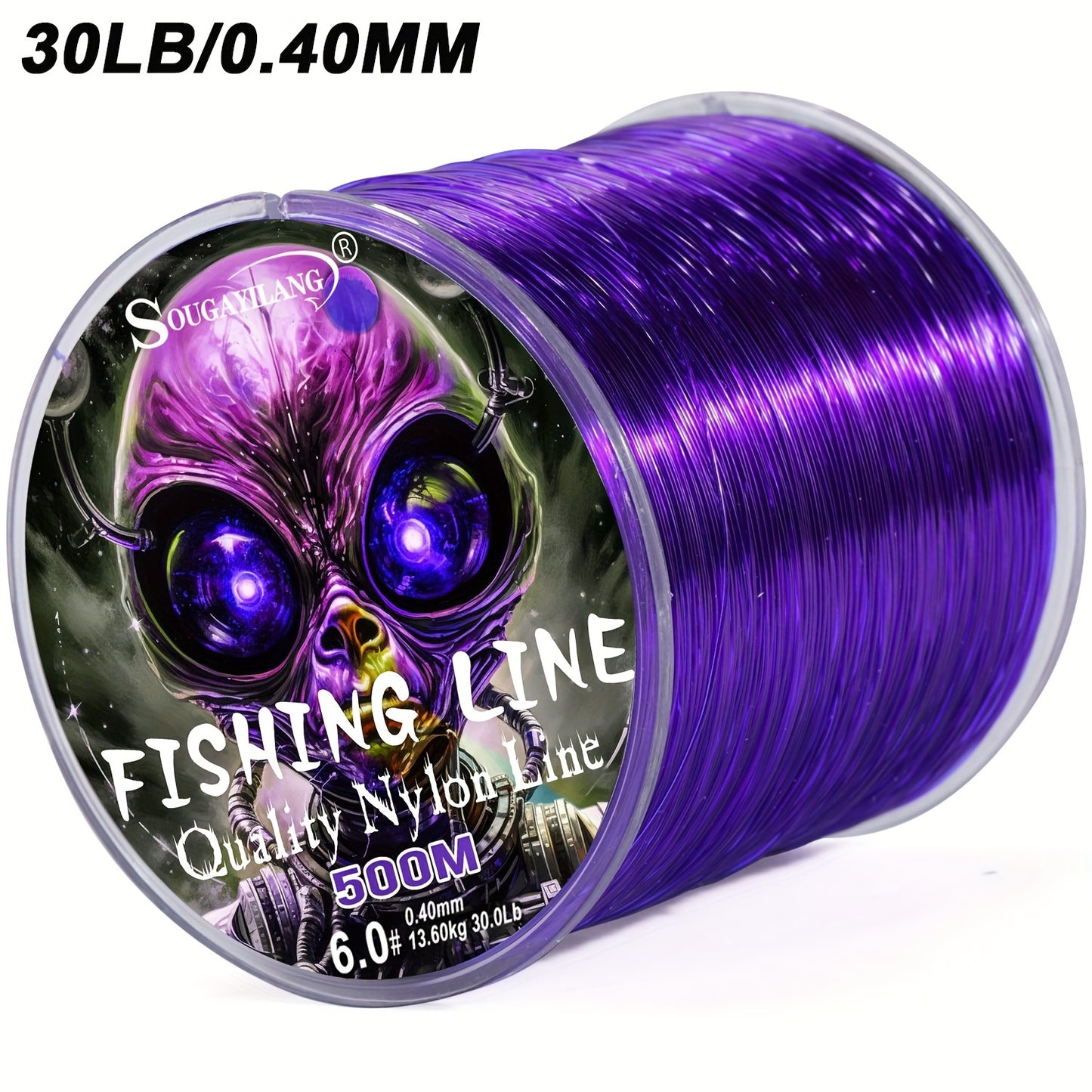 Ultra-Durable Nylon Fishing Line, Abrasion-Proof 547yds