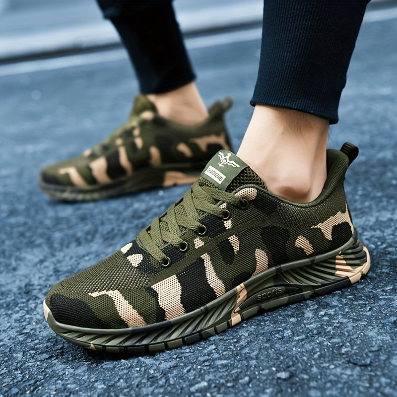 Fashion-Forward Camouflage Sneakers with Ultra-Comfort Fit