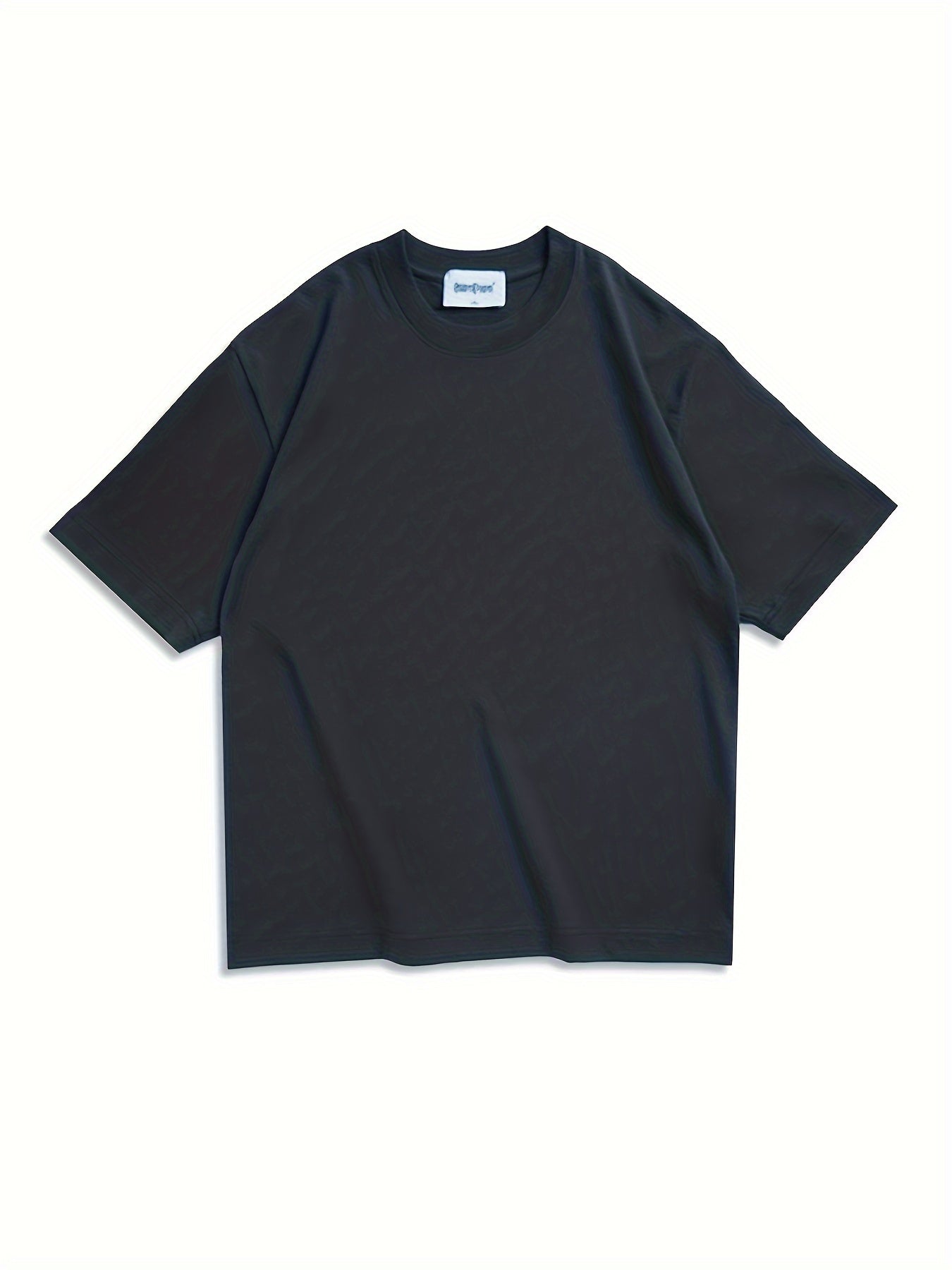 Men's Casual Cotton Blend Crew Neck T-Shirt for Outdoors