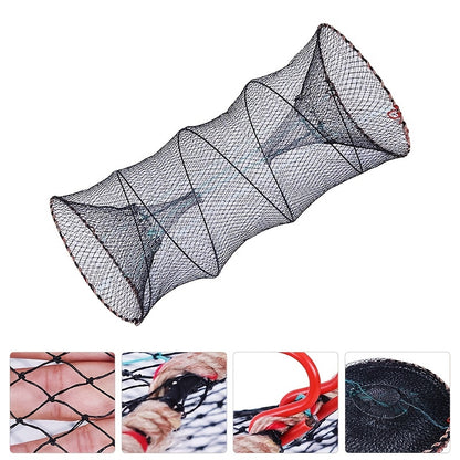 Portable Foldable Fishing Net for Shrimp and Crab Trapping