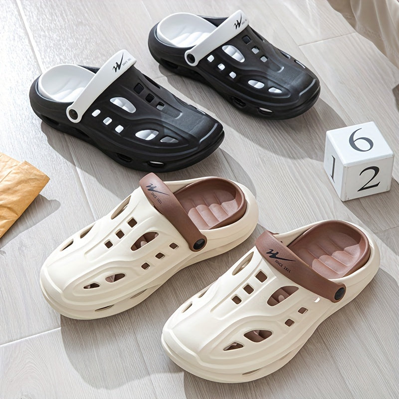 Fashion Forward Hollow Out Slippers for Trendsetting Men