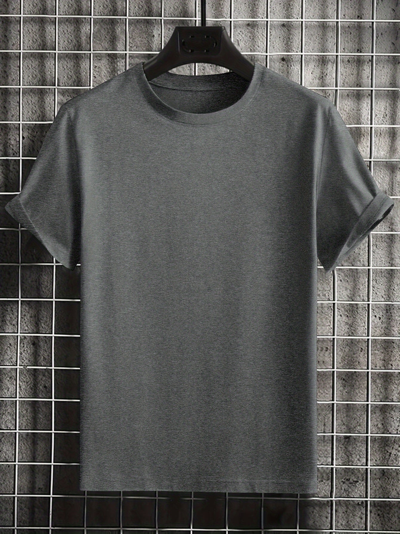 HookUpCo. Men's Casual Planet Print Short Sleeve T-shirt