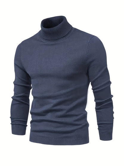Men's Thermal Long Sleeve High Neck Tops for Ultimate Comfort