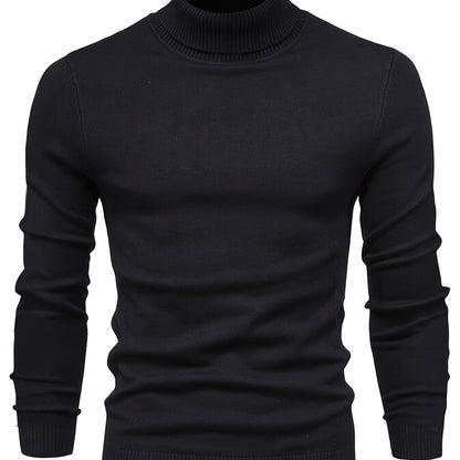 Men's Thermal Long Sleeve High Neck Tops for Ultimate Comfort