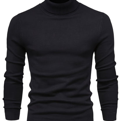 Men's Thermal Long Sleeve High Neck Tops for Ultimate Comfort