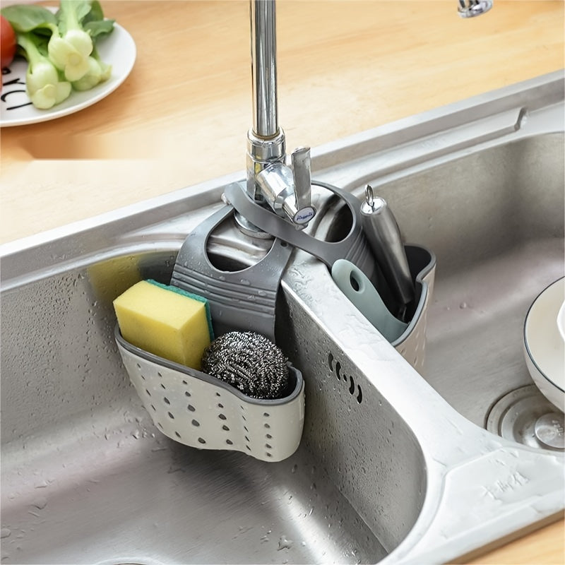 Adjustable Sink Sponge Rack for Easy Kitchen Organization