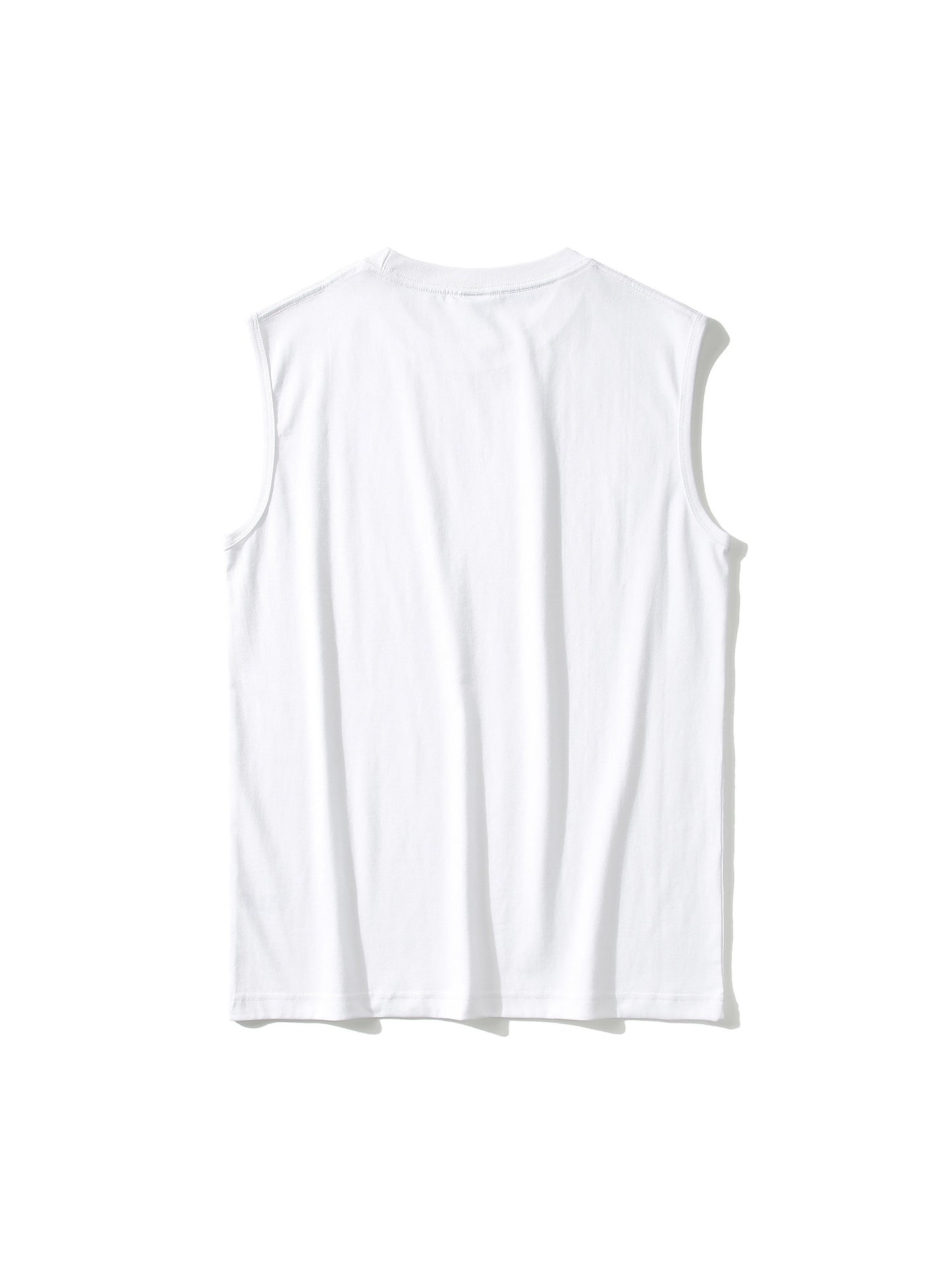 Men's Cotton Crew Neck Tank Top for Summer Wear