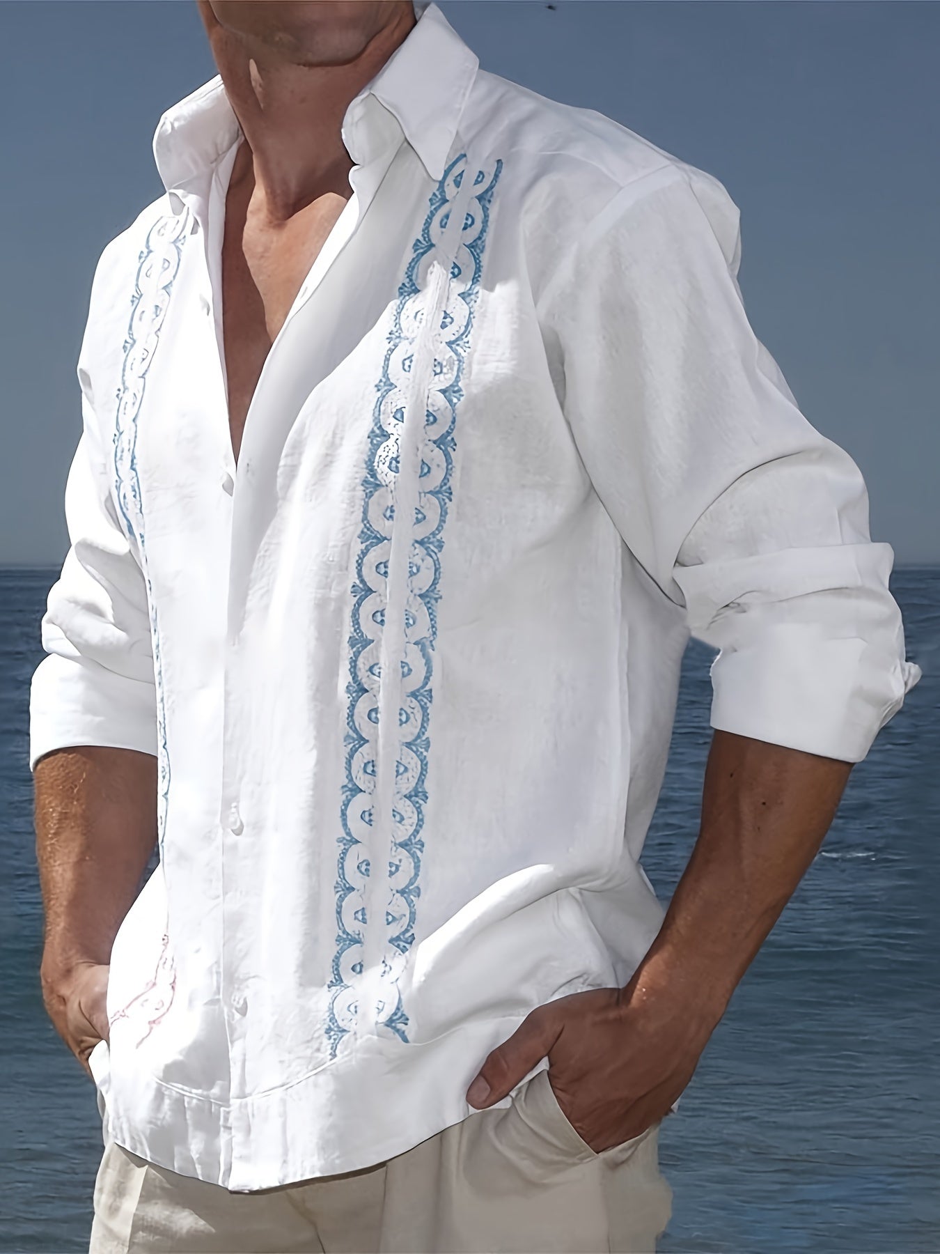 Stylish Breathable Button-Up Shirt for Outdoor Activities