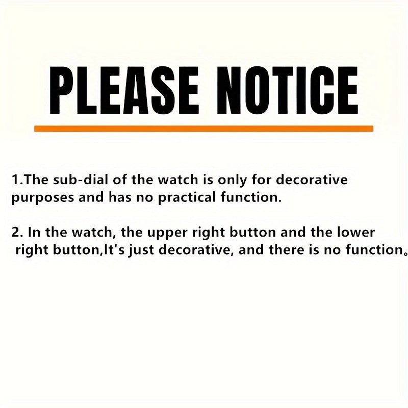 3-Piece Men's Quartz Watch, Bracelet & Necklace Set