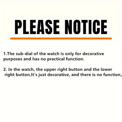 3-Piece Men's Quartz Watch, Bracelet & Necklace Set