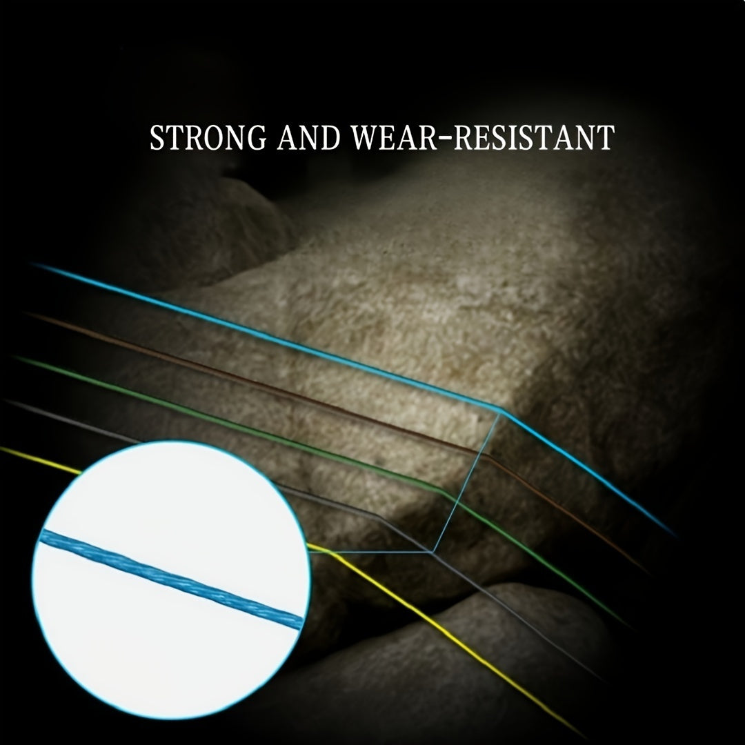 3-Pack Premium Braided Fishing Line PE Monofilament Fishing Line, 15-75LB - 500M/546YDS