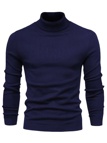 Men's Thermal Long Sleeve High Neck Tops for Ultimate Comfort