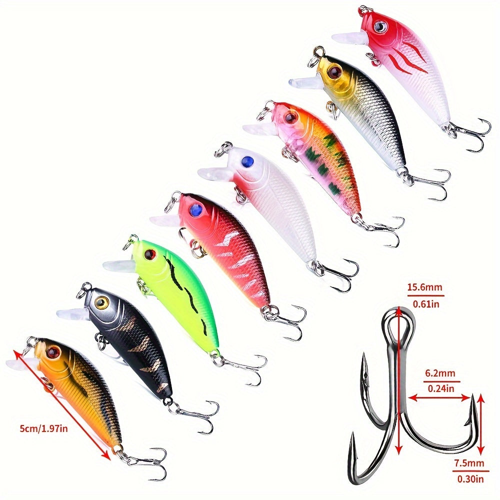 56pc Fishing Lures Set for Freshwater and Saltwater Anglers