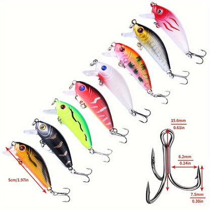 56pc Fishing Lures Set for Freshwater and Saltwater Anglers