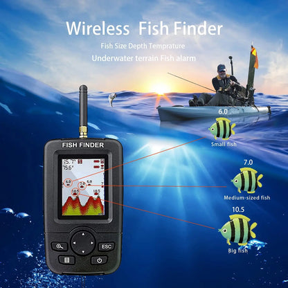 Portable Wireless Sonar Fishing Alert System