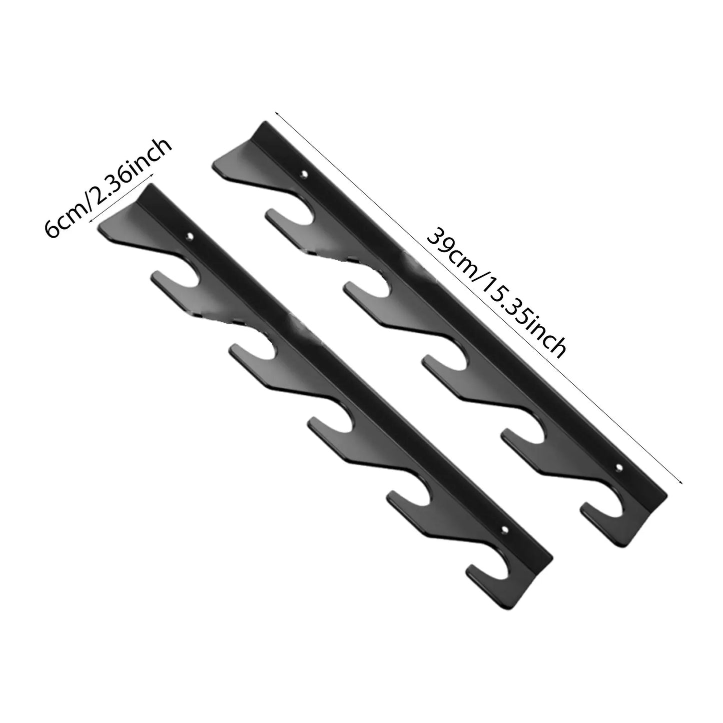 HookUpCo. Wall Mounted Fishing Rod Holder Set - HookUpCo.