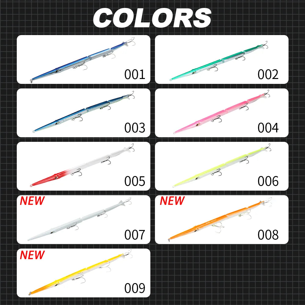 HookUpCo. Jointed Pencil Bait for Bluefish Fishing - HookUpCo.