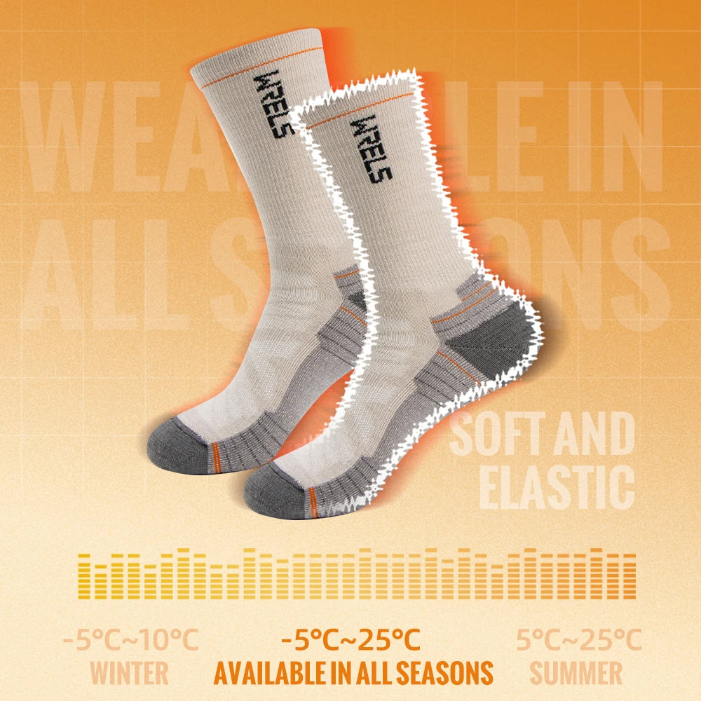 HookUpCo. Merino Wool Hiking Socks for Comfort and Performance