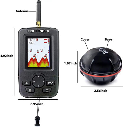 Portable Wireless Sonar Fishing Alert System