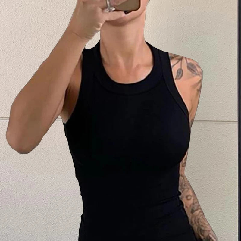 Soft Knitted Sleeveless Tank Top for Women by HookUpCo.