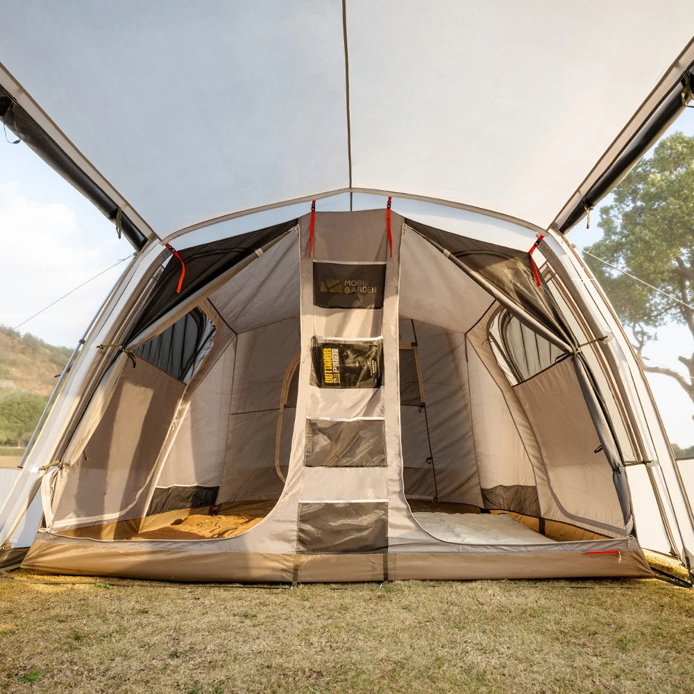 HookUpCo. Large Camping Tent with Extra Living Space - HookUpCo.