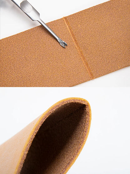 HookUpCo. Leather Groover Tool for Precise Edge Finishing
