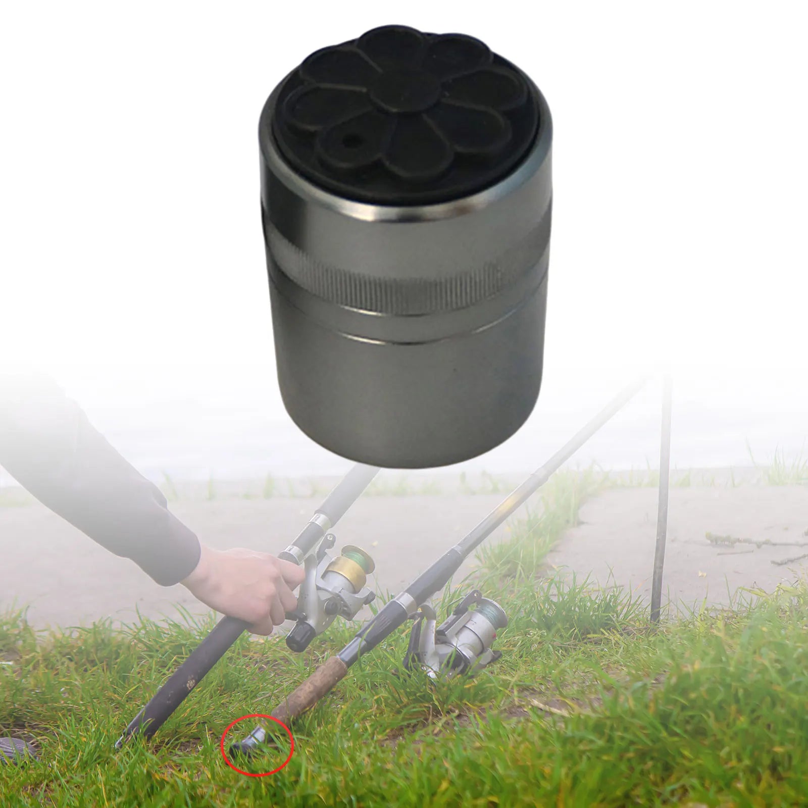 HookUpCo. Durable Rubber Fishing Rod End Cap - HookUpCo.