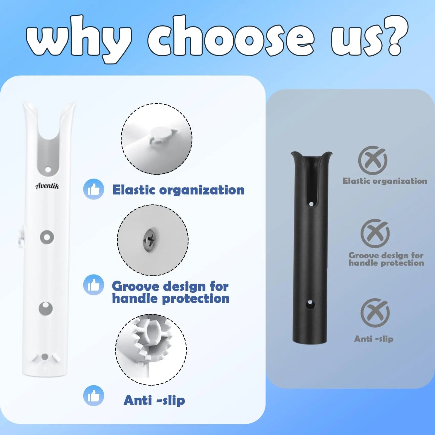 HookUpCo. Wall-Mounted Fishing Rod Holder Bracket - HookUpCo.