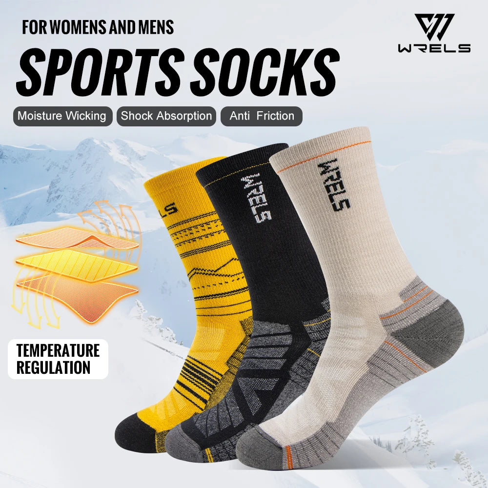 HookUpCo. Merino Wool Hiking Socks for Comfort and Performance