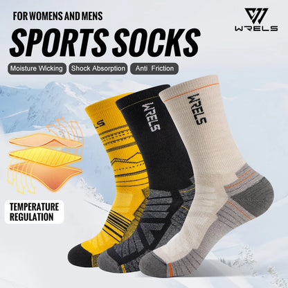 HookUpCo. Merino Wool Hiking Socks for Comfort and Performance
