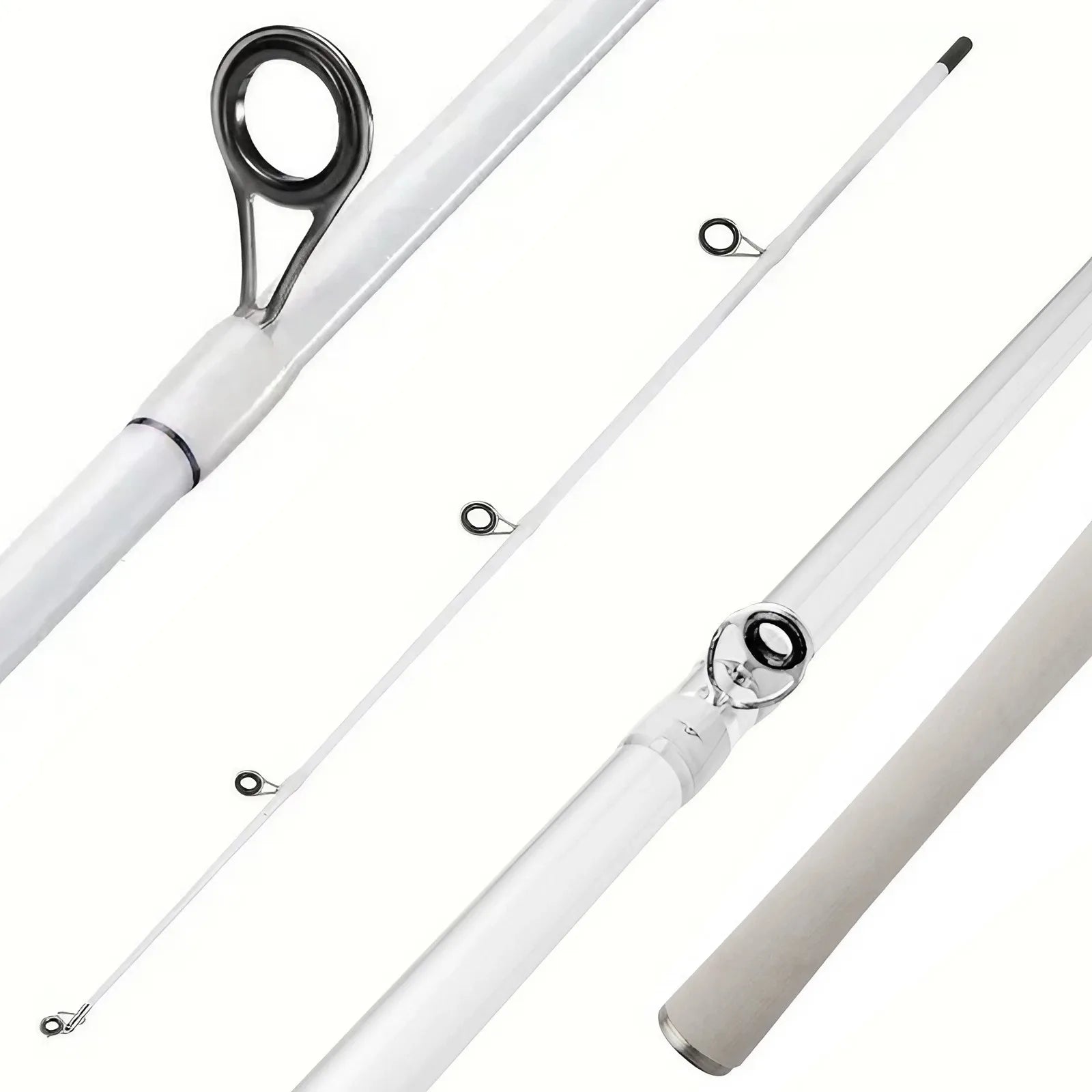 HookUpCo. 180cm Durable White Fishing Rod - HookUpCo.