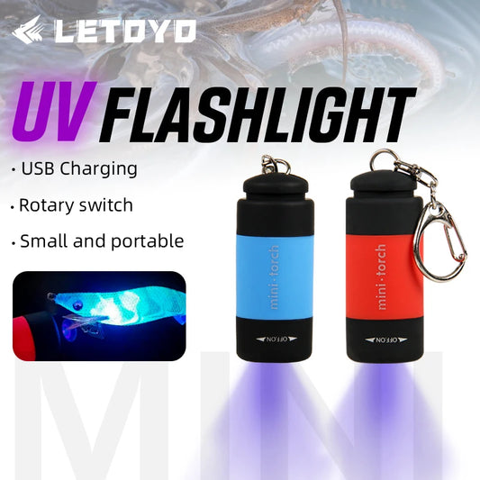 Portable Waterproof UV Rechargeable Flashlight - HookUpCo.