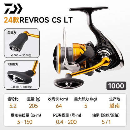 HookUpCo. DAIWA Revros LT Spinning Reel 6000
