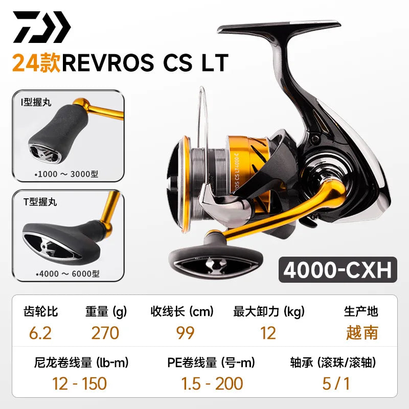 HookUpCo. DAIWA Revros LT Spinning Reel 6000