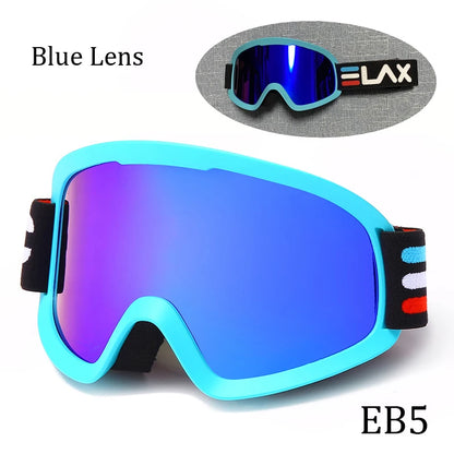 Double Layer Anti-Fog Ski Goggles for Clear Outdoor Vision