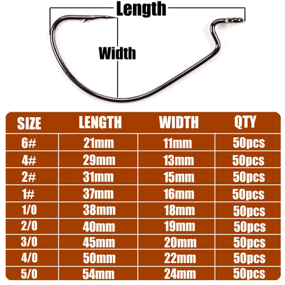 HookUpCo. High Carbon Fishing Hooks - HookUpCo.