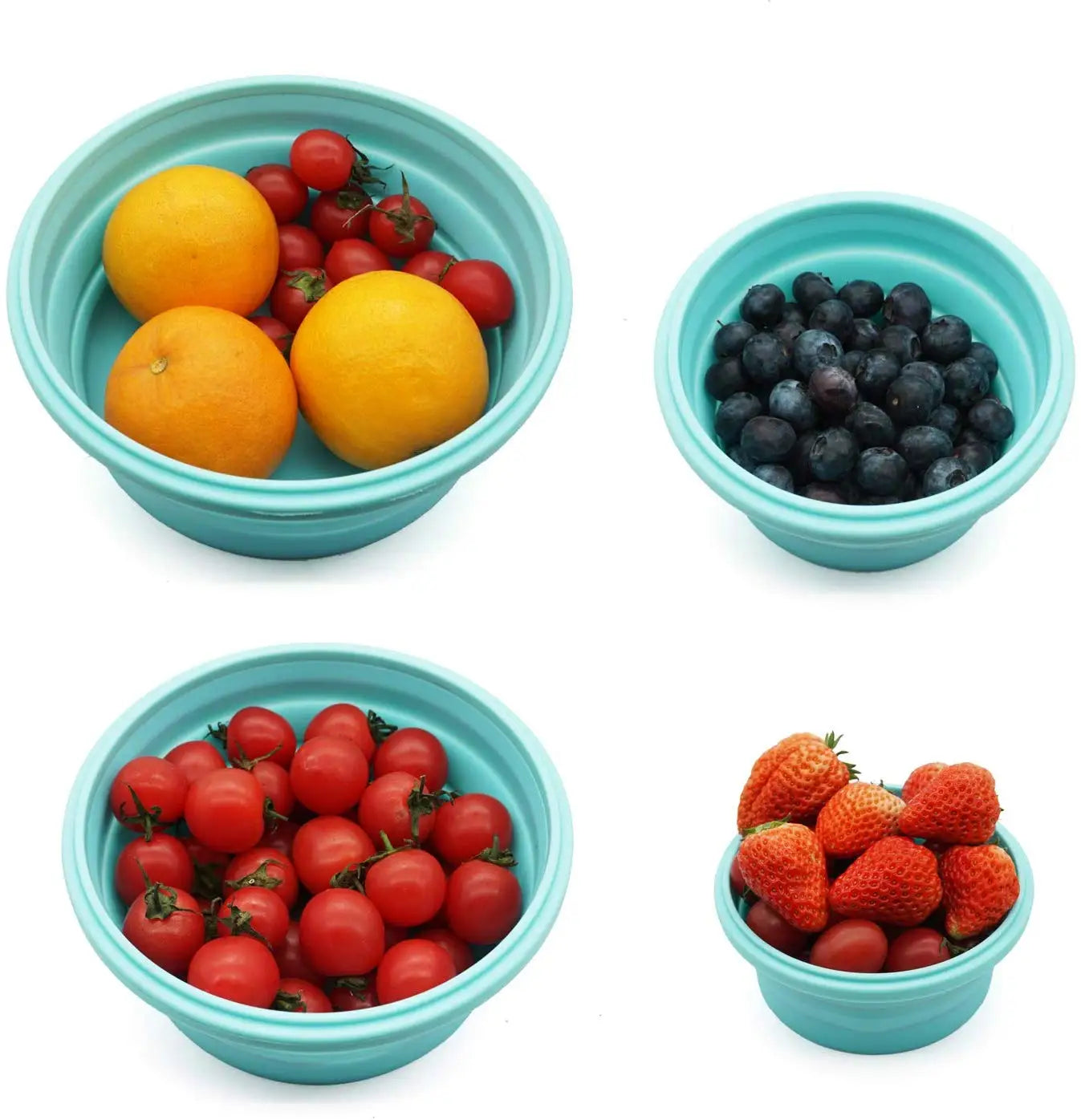 HookUpCo. Portable Silicone Folding Lunch Box