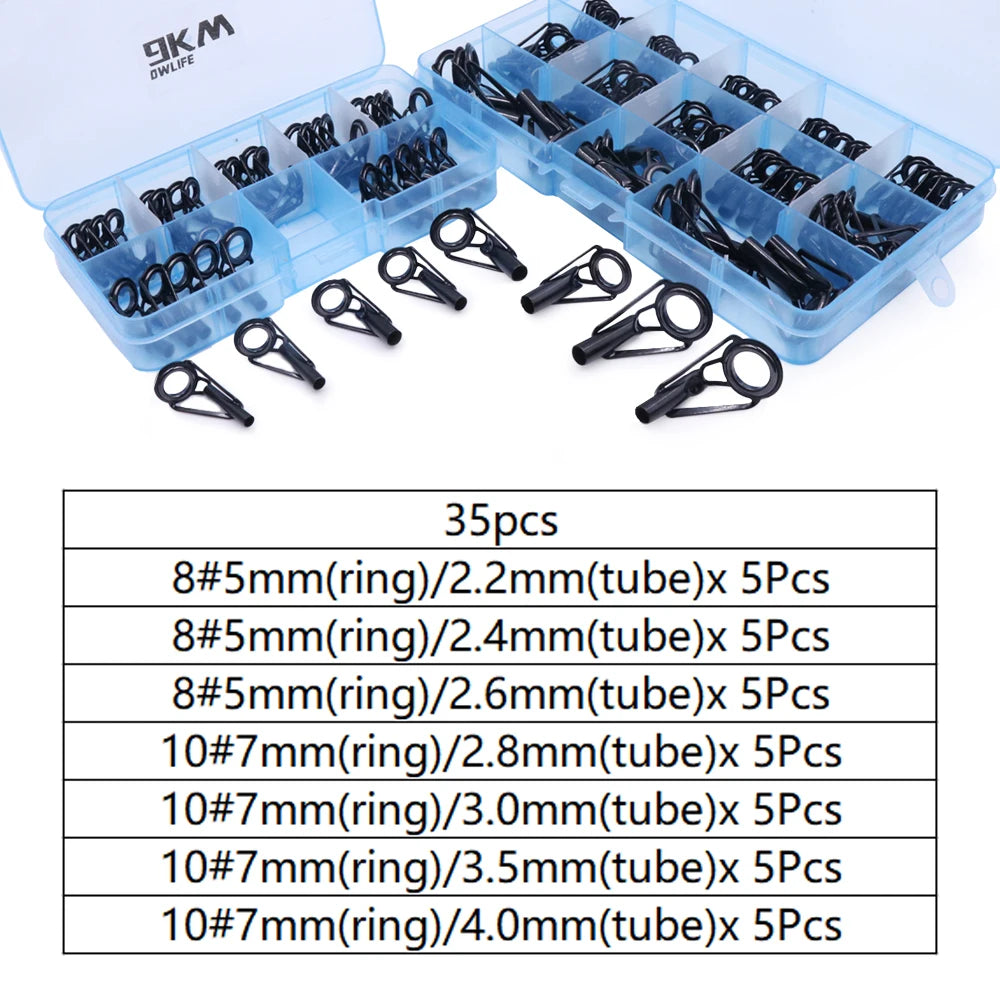 Stainless Steel Fishing Rod Repair Kit 230Pcs