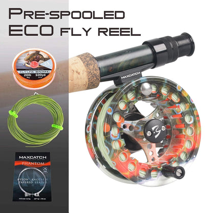 HookUpCo. Large Arbor Fly Fishing Reel, Durable Aluminum - HookUpCo.