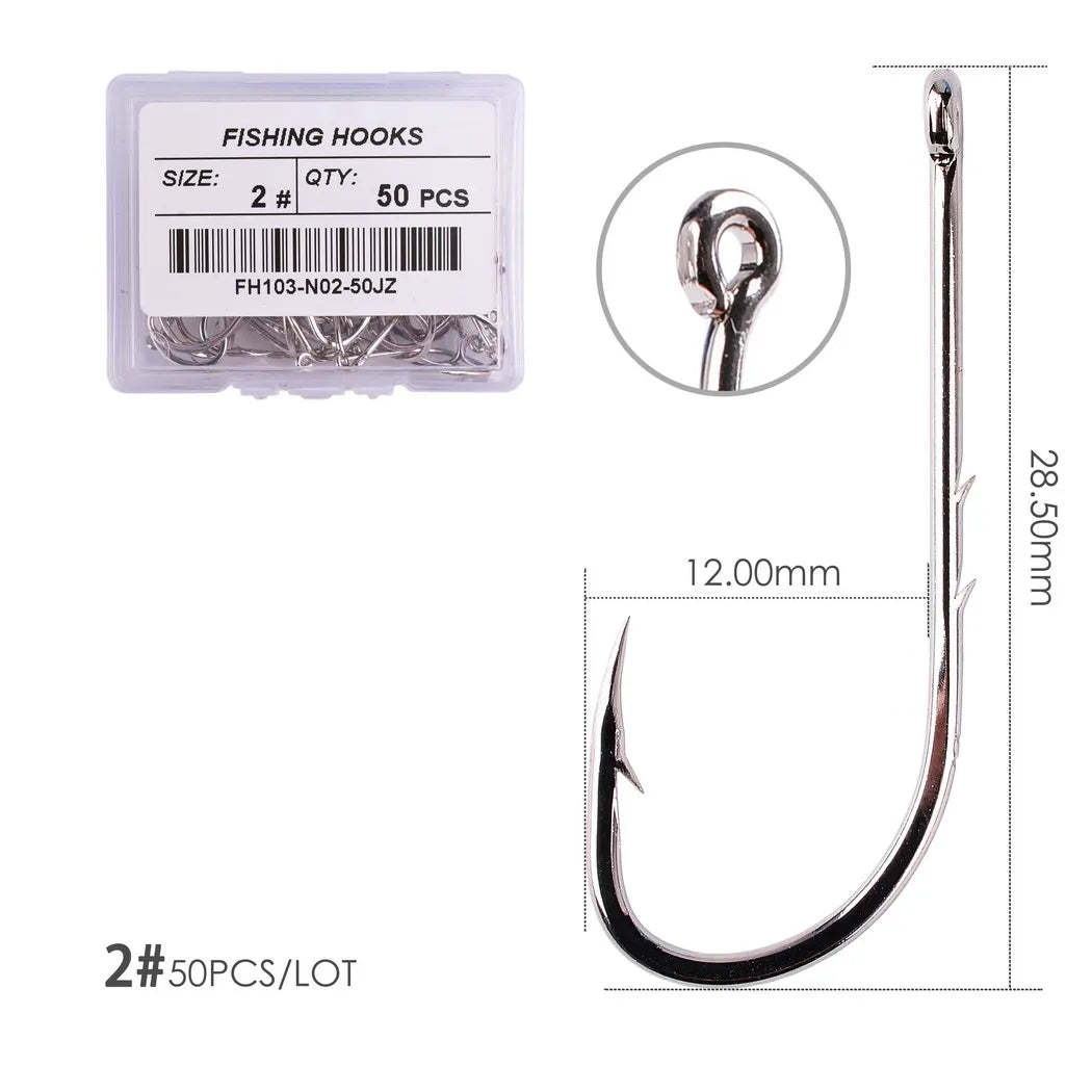 HookUpCo. Barbed Fishing Hooks Set for Carp - HookUpCo.