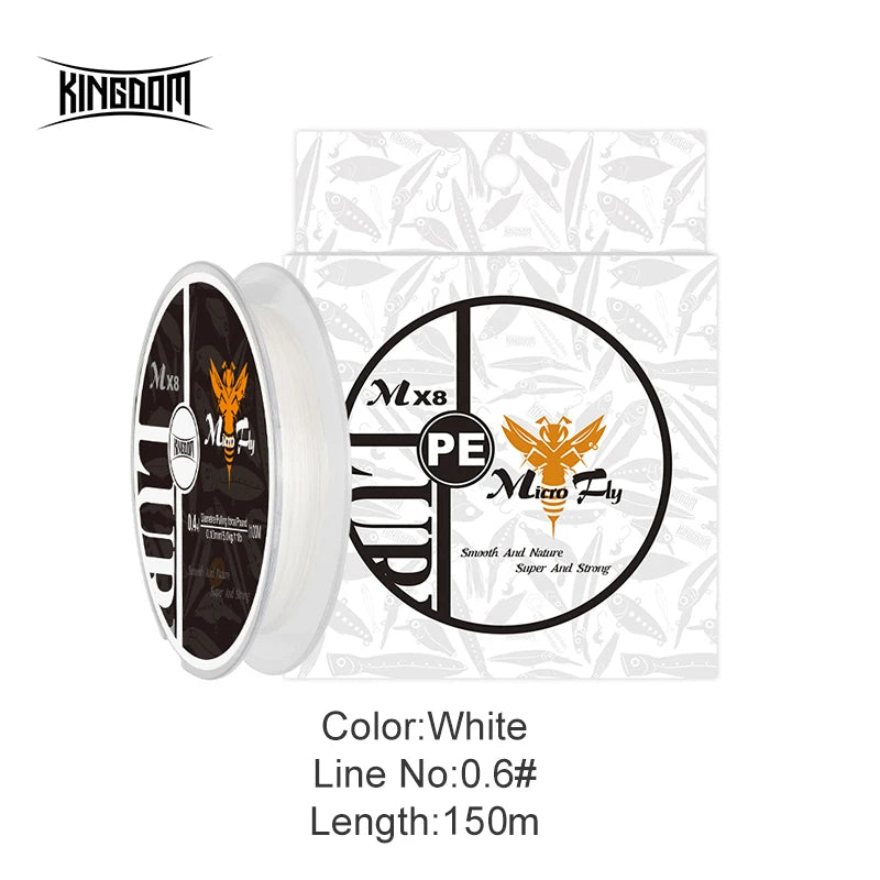 HookUpCo. Kingdom Micro Fly Braided Fishing Line - HookUpCo.