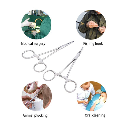 Precision Hemostatic Forceps for Pet Grooming and Fishing