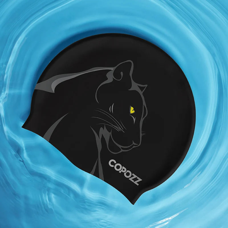 HookUpCo. Waterproof Swim Cap for Long Hair