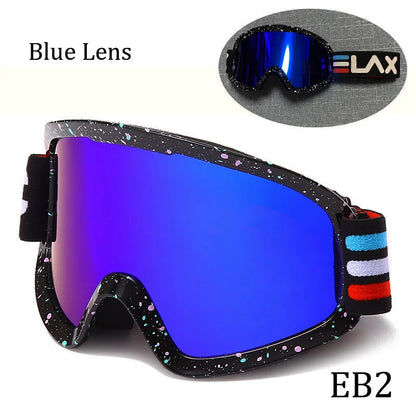 Double Layer Anti-Fog Ski Goggles for Clear Outdoor Vision