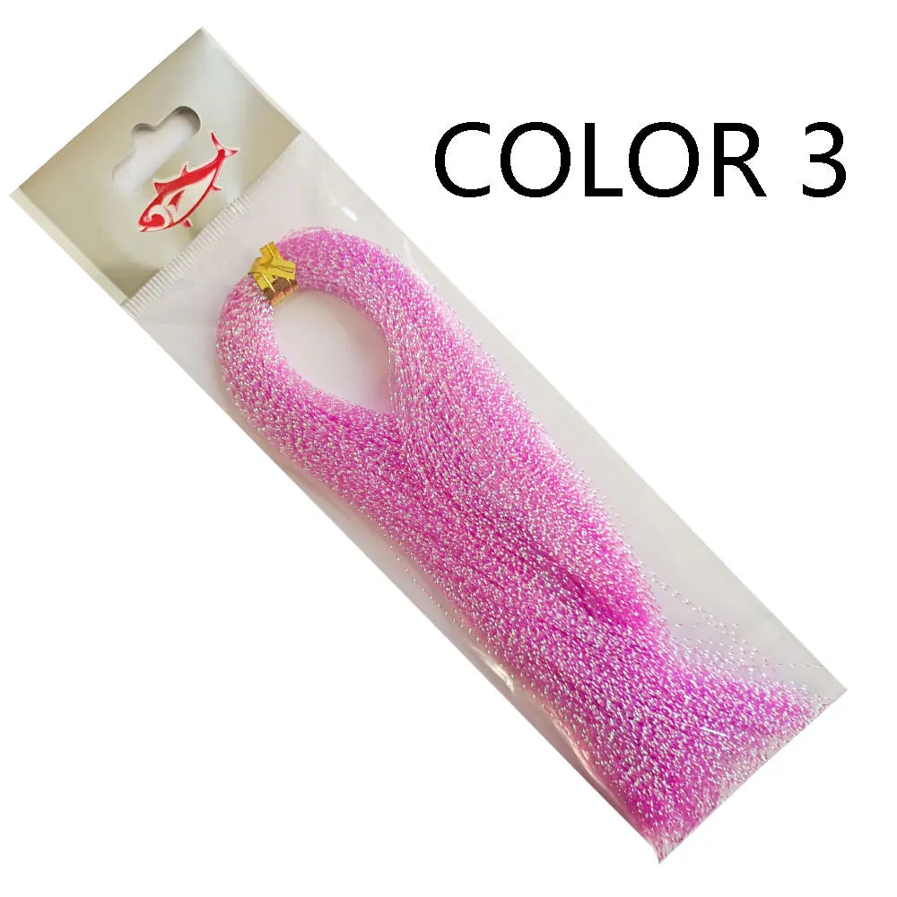 Holographic Twisted Flashabou for Lure Making - HookUpCo.